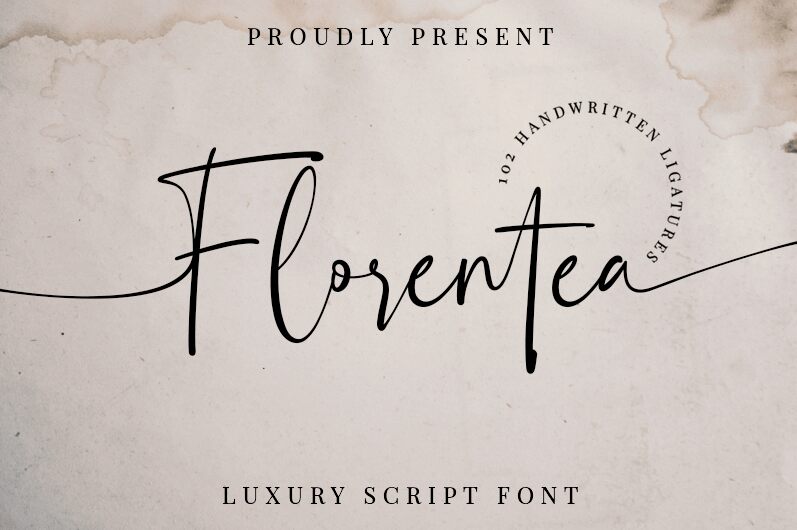 Florentea Schriftart