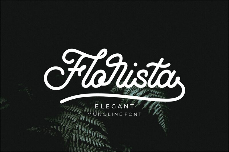 Florista Schriftart