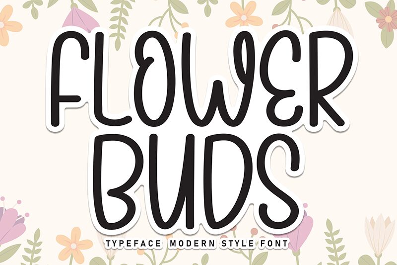 Flower Buds 字体