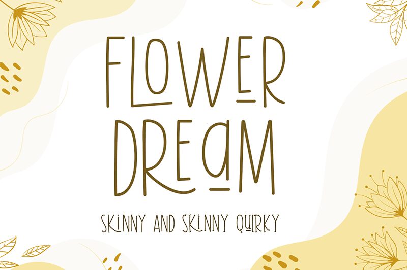 Flower Dream Czcionka