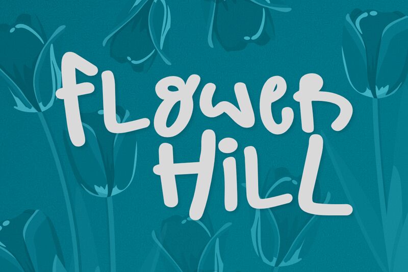 Flower Hill Schriftart