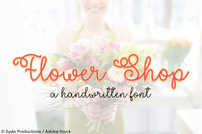 Flower Shop Schriftart