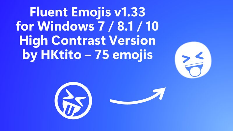 Fluent Emojis 133 Schriftart