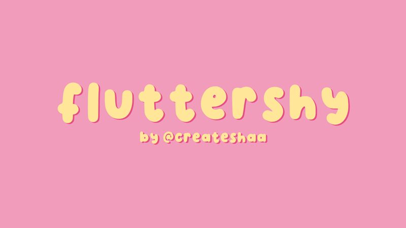 Fluttershy Regular font | Fonts2u.com