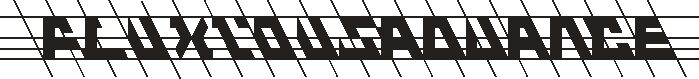 Fluxious Advance Schriftart