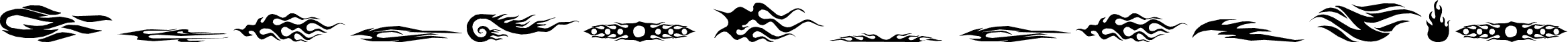 Preview of the flamez by marioz font