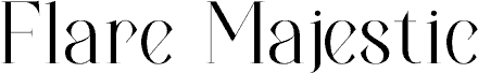 Flare Majestic font