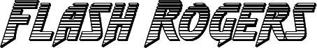 Náhled písma Flash Rogers Chrome Italic