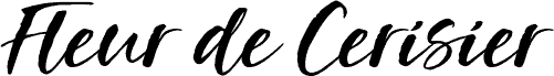 Fleur de Cerisier carattere