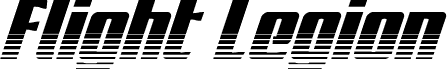 Flight Legion Halftone Italic