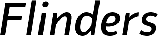 Flinders Trial Medium Italic
