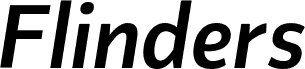 Flinders Trial Semi Bold Italic font