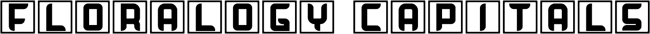 Floralogy Capitals Book Regular шрифт