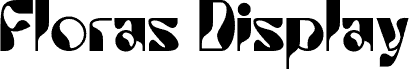 Floras Display Display One الخط