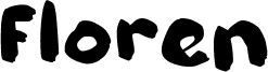 Floren font