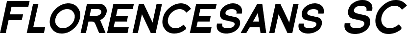 Florencesans SC Black Italic