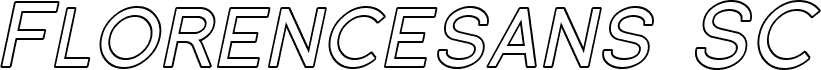 Florencesans SC Outline Italic