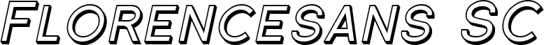 Florencesans SC Shaded Italic