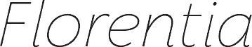 Florentia Thin Italic