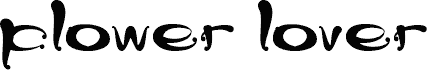 Vorschau der Schriftart flower lover