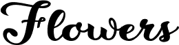 Vorschau der Schriftart Flowers Personal Use Regular