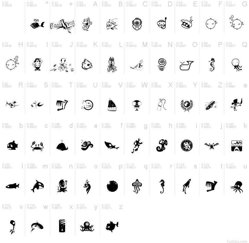 Flood Icons font