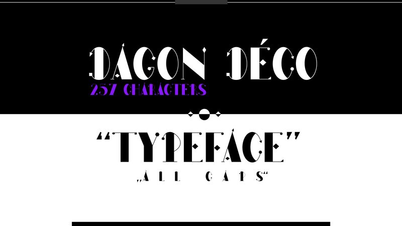 FN Dagon Deco Schriftart