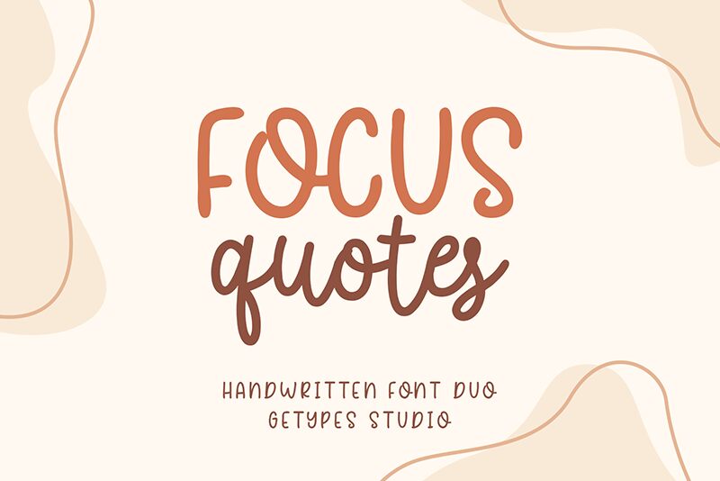 Focus Quotes Czcionka