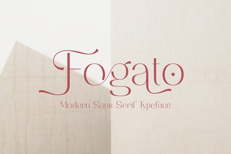 Fogato Schriftart