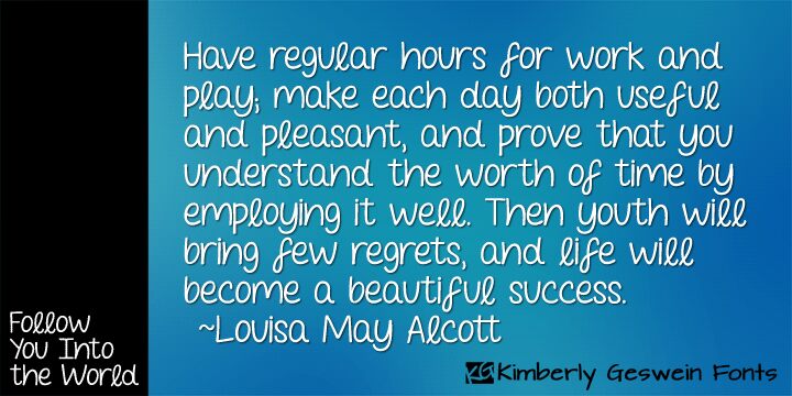 Follow You Into the World Carattere