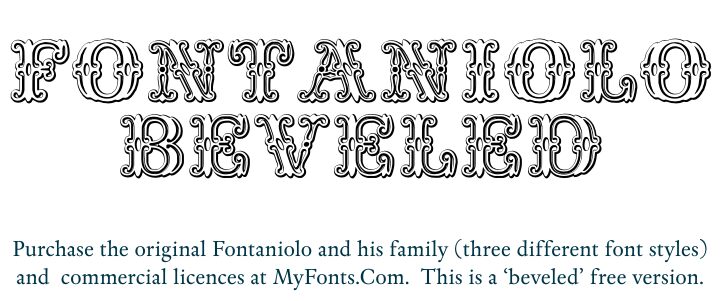 Fontaniolo Schriftart