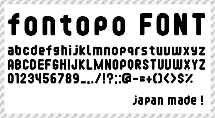 fontopo Schriftart