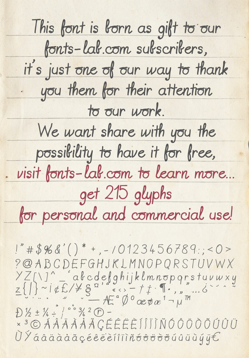 fonts-lab gift Police