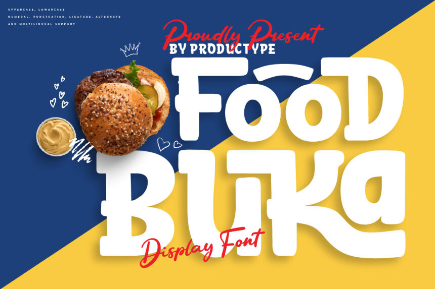 Food Buka Schriftart