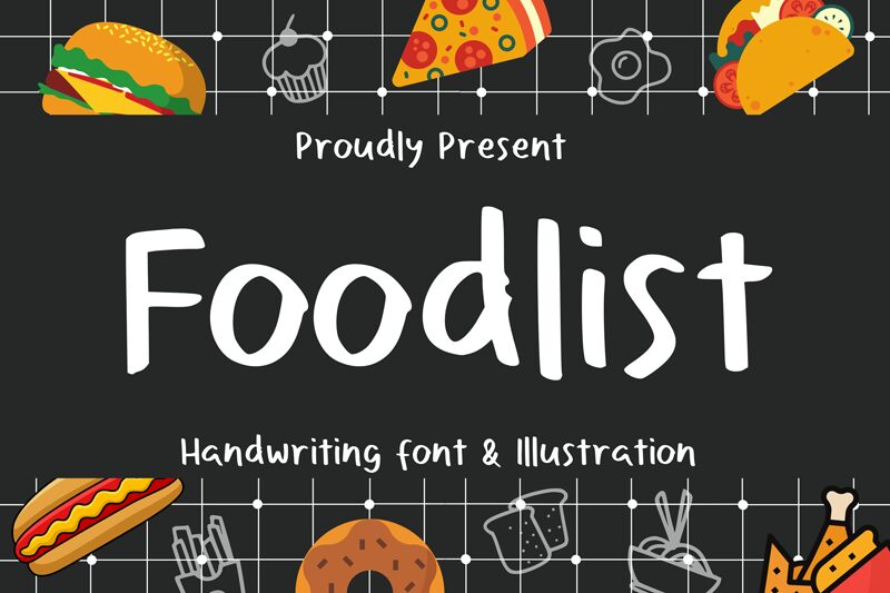 Foodlist Czcionka