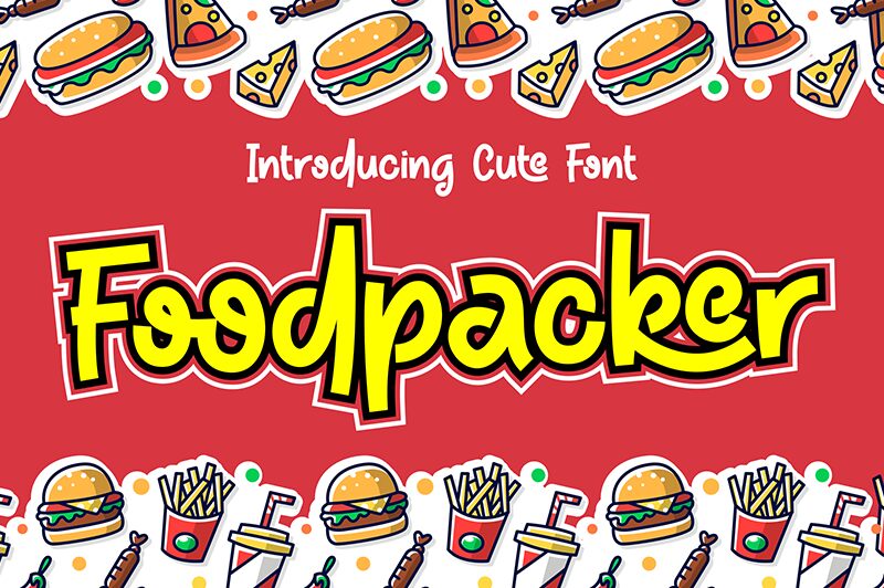 Foodpacker Шрифт