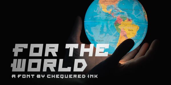 For The World Czcionka