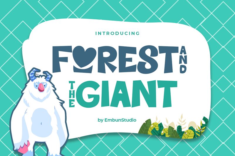 Forest And Giant Carattere