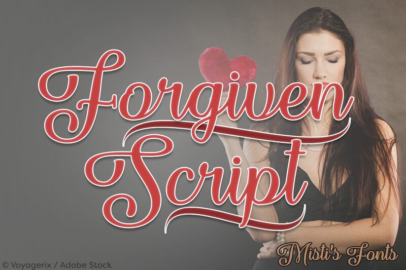 Forgiven Script Regular font