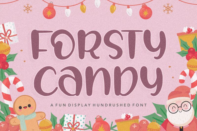 FORSTY CANDY Шрифт