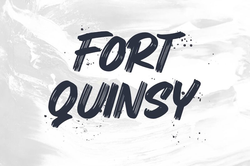 Fort Quinsy Druh písma