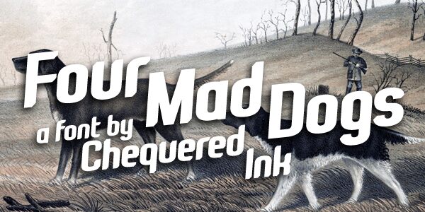 Four Mad Dogs Czcionka