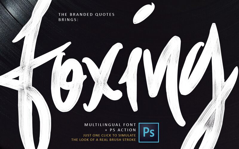 Foxing Schriftart