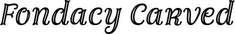 FondacyCarved-Italic