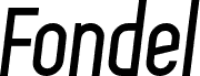 Fondel Italic