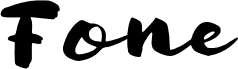 Fone font