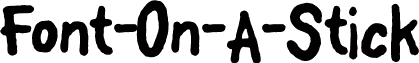 Font-On-A-Stick
