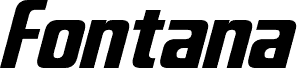 معاينة خط Fontana Italic