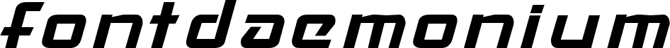 fontdaemonium Bold