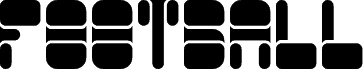 Preview of the FOOTBALL font
